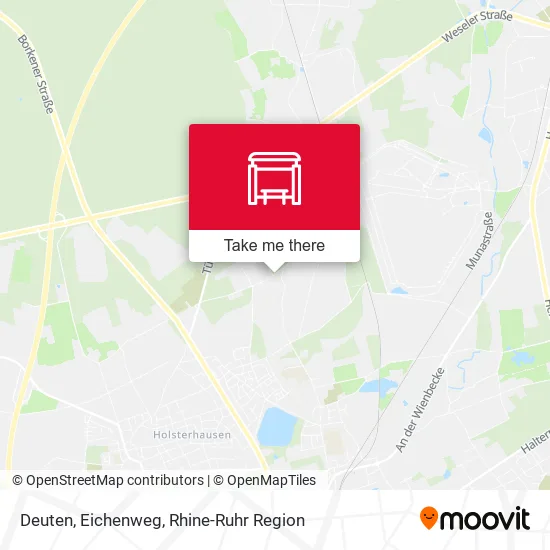 Карта Deuten, Eichenweg