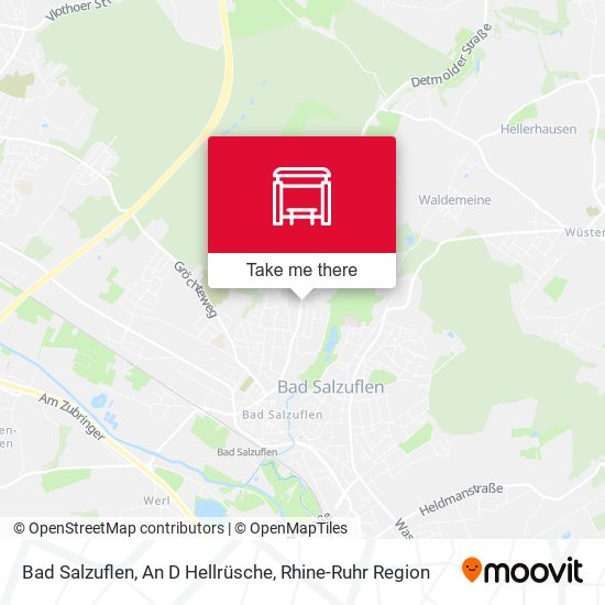 Bad Salzuflen, An D Hellrüsche map