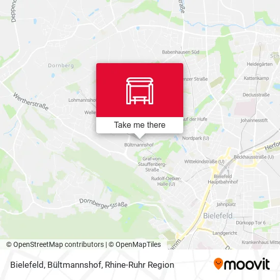 Карта Bielefeld, Bültmannshof