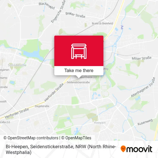 Bi-Heepen, Seidenstickerstraße map