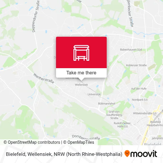 Bielefeld, Wellensiek map