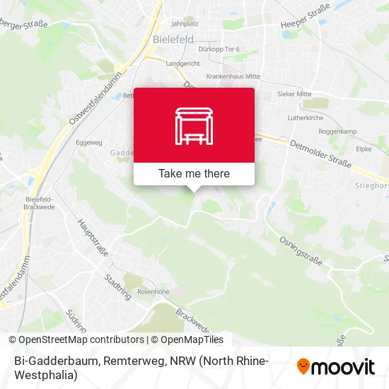 Карта Bi-Gadderbaum, Remterweg