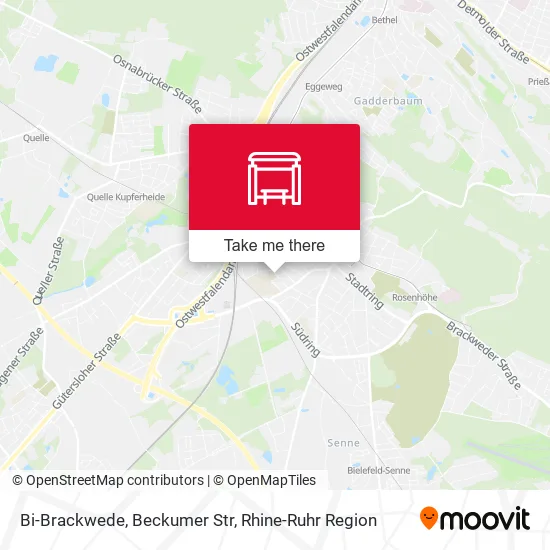 Карта Bi-Brackwede, Beckumer Str