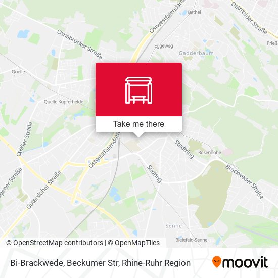 Карта Bi-Brackwede, Beckumer Str