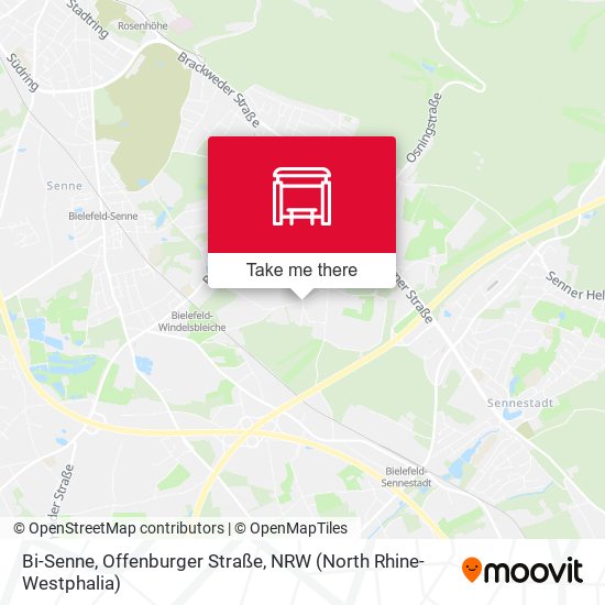 Bi-Senne, Offenburger Straße map