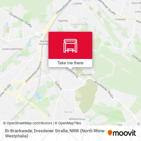 Карта Bi-Brackwede, Dresdener Straße