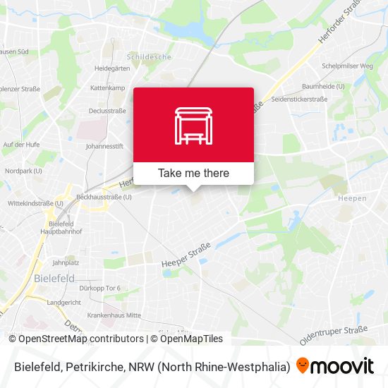 Bielefeld, Petrikirche map