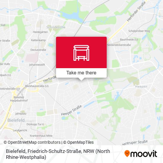 Bielefeld, Friedrich-Schultz-Straße map