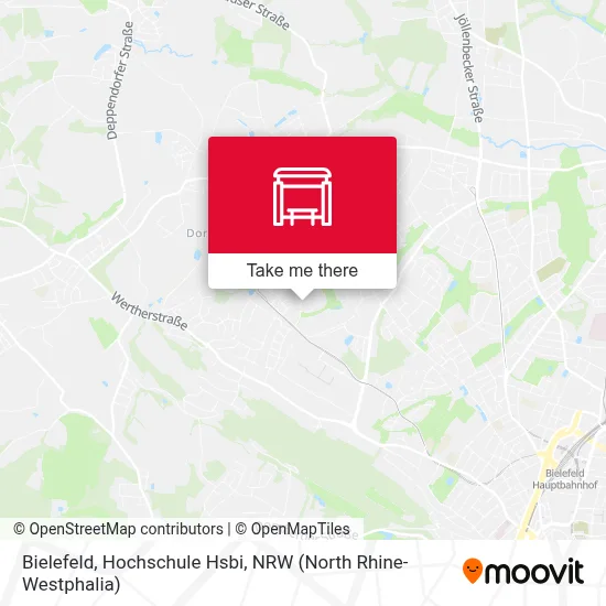 Bielefeld, Hochschule Hsbi map