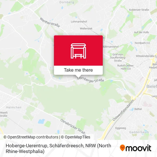 Карта Hoberge-Uerentrup, Schäferdreesch