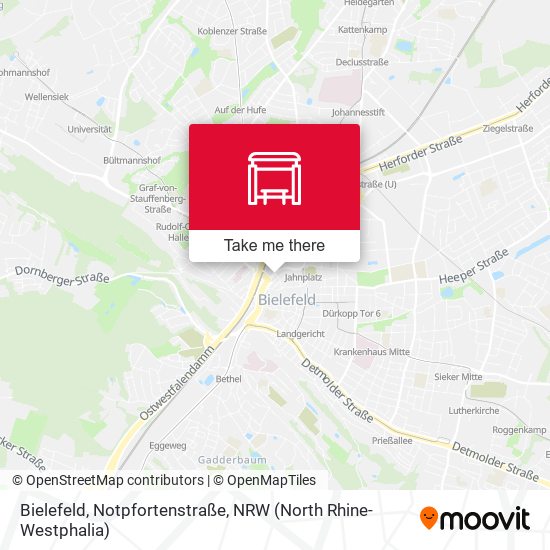 Bielefeld, Notpfortenstraße map