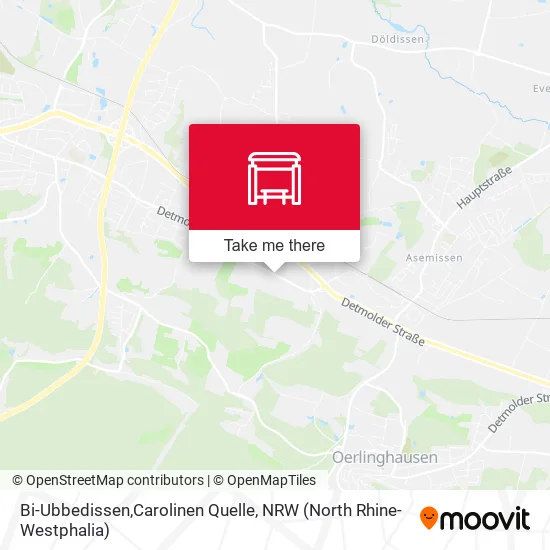 Карта Bi-Ubbedissen,Carolinen Quelle