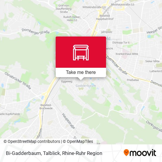 Bi-Gadderbaum, Talblick map