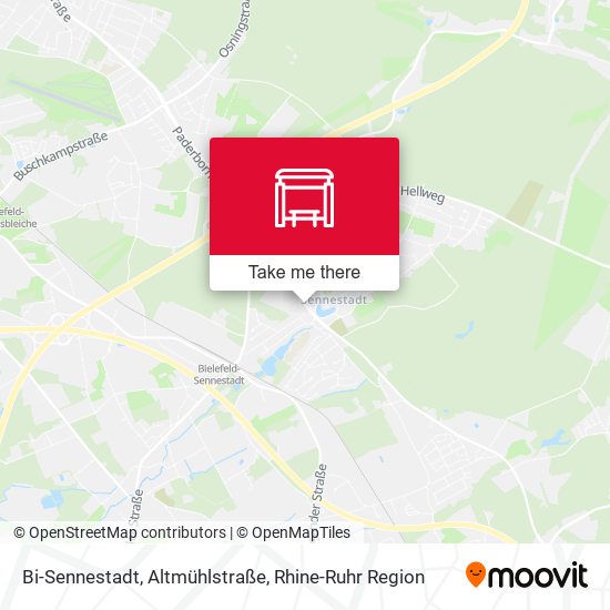 Bi-Sennestadt, Altmühlstraße map