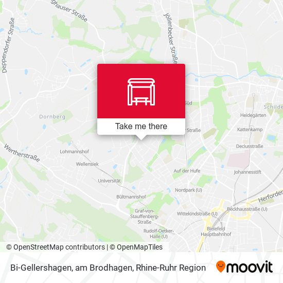 Bi-Gellershagen, am Brodhagen map