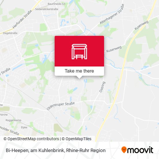 Bi-Heepen, am Kuhlenbrink map