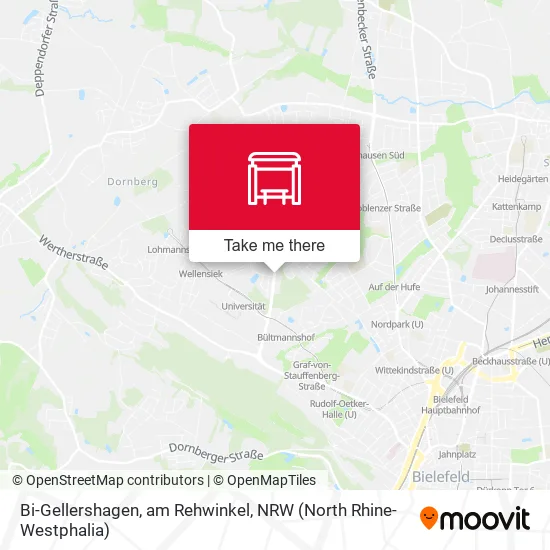 Карта Bi-Gellershagen, am Rehwinkel