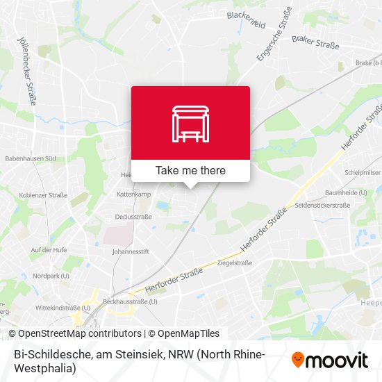Bi-Schildesche, am Steinsiek map