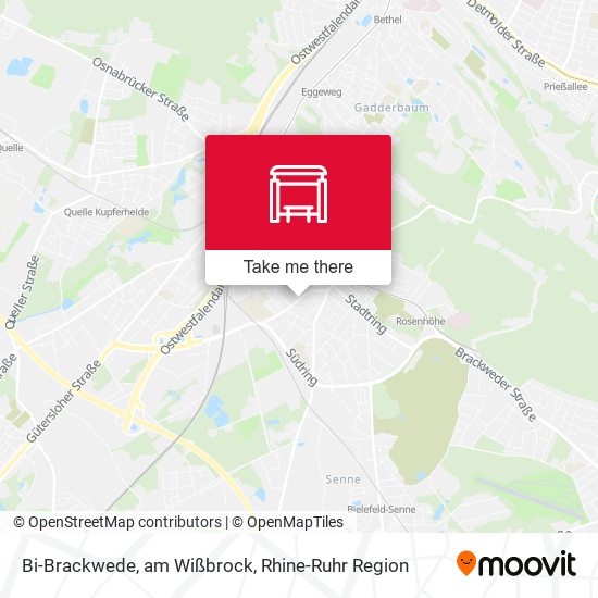 Карта Bi-Brackwede, am Wißbrock