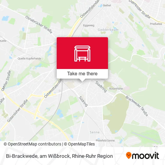 Карта Bi-Brackwede, am Wißbrock