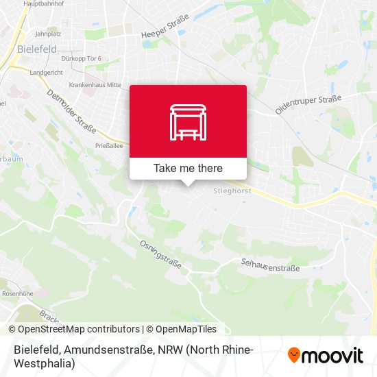 Bielefeld, Amundsenstraße map