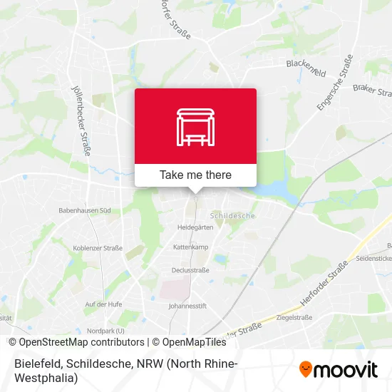 Bielefeld, Schildesche map