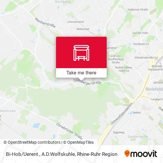 Карта Bi-Hob/Uerent., A.D.Wolfskuhle