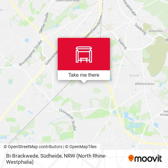 Карта Bi-Brackwede, Südheide