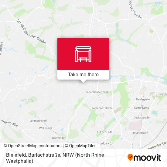 Bielefeld, Barlachstraße map