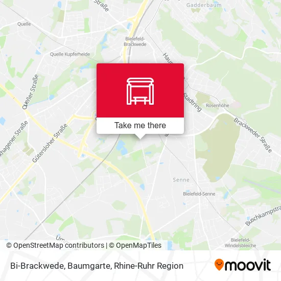 Карта Bi-Brackwede, Baumgarte