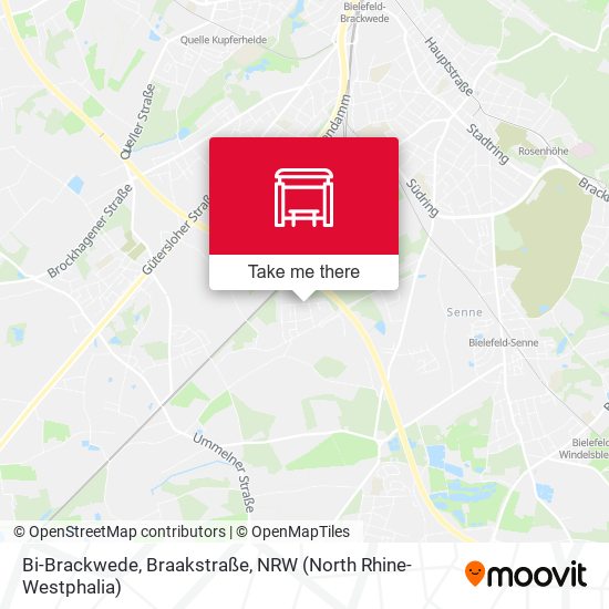 Bi-Brackwede, Braakstraße map