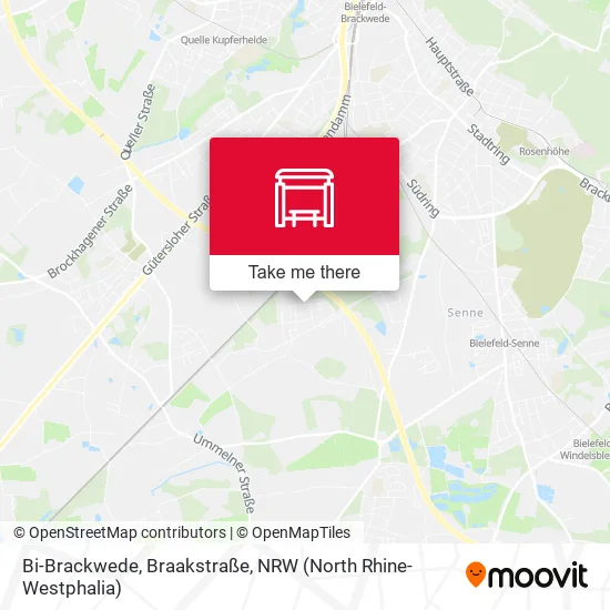 Карта Bi-Brackwede, Braakstraße