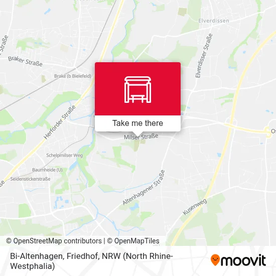 Bi-Altenhagen, Friedhof map