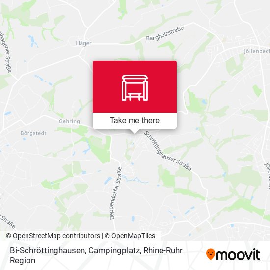 Bi-Schröttinghausen, Campingplatz map