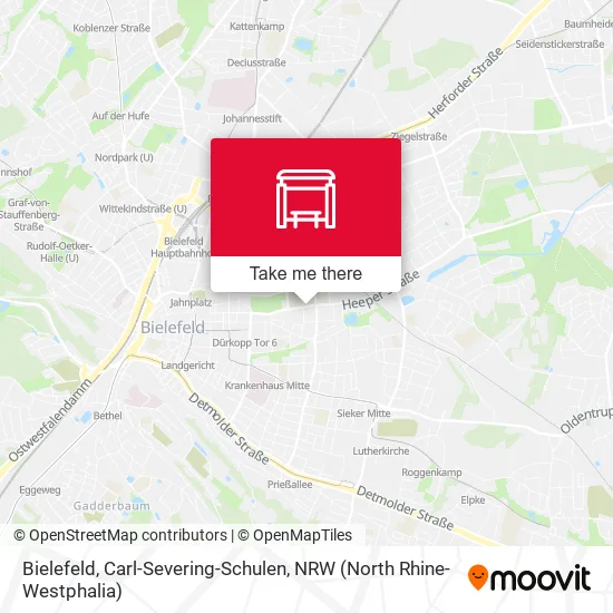 Карта Bielefeld, Carl-Severing-Schulen