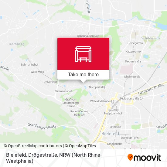 Bielefeld, Drögestraße map