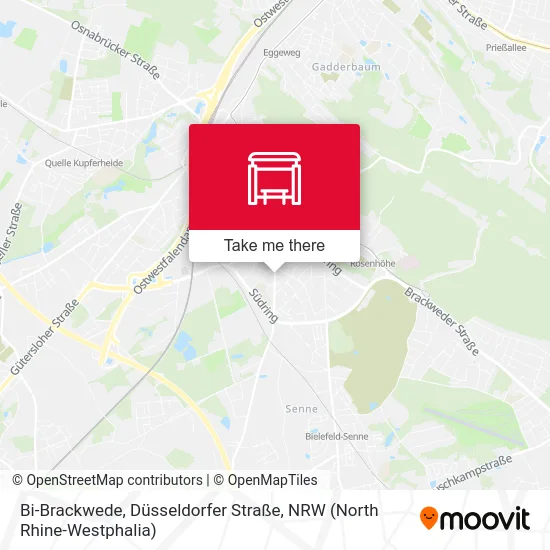 Карта Bi-Brackwede, Düsseldorfer Straße
