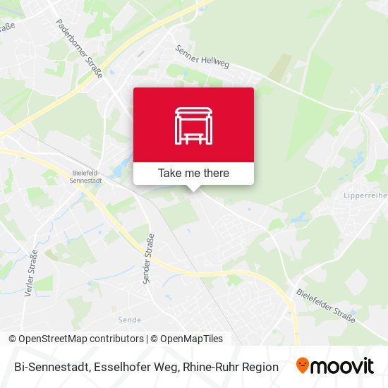 Bi-Sennestadt, Esselhofer Weg map
