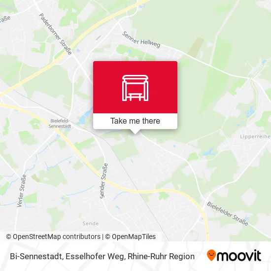 Карта Bi-Sennestadt, Esselhofer Weg
