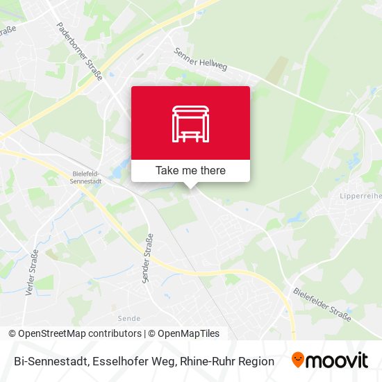 Bi-Sennestadt, Esselhofer Weg map