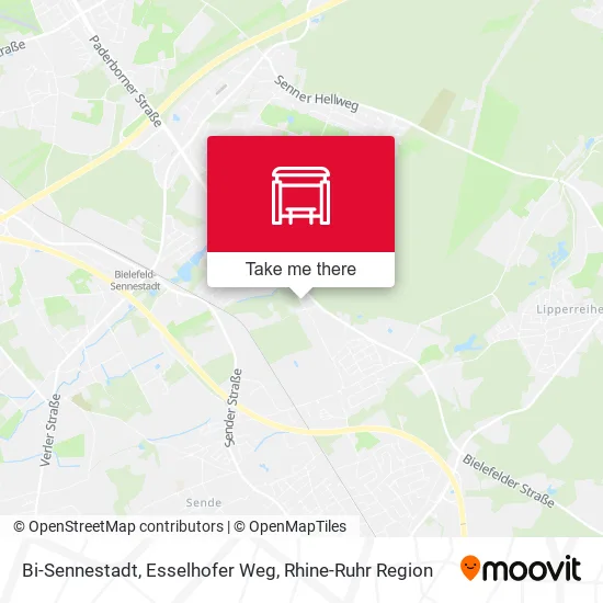 Карта Bi-Sennestadt, Esselhofer Weg