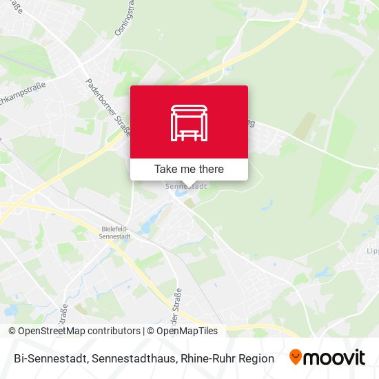 Bi-Sennestadt, Sennestadthaus map