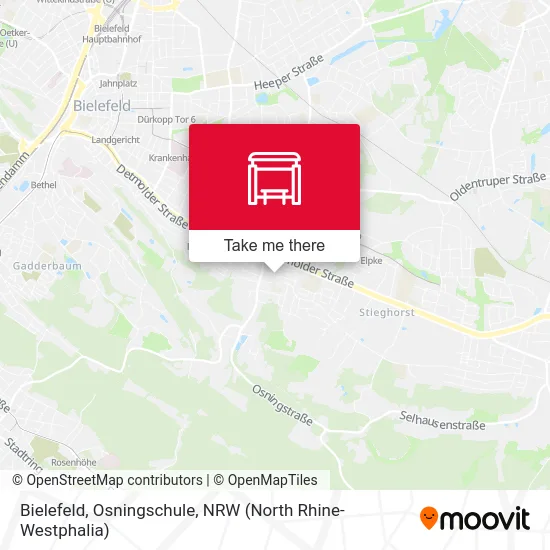 Bielefeld, Osningschule map