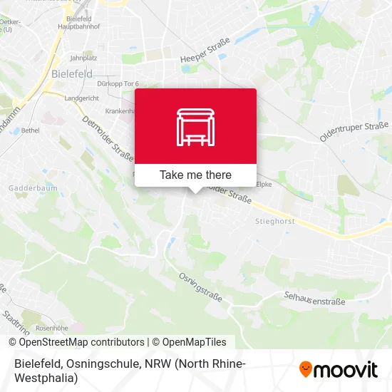 Bielefeld, Osningschule map