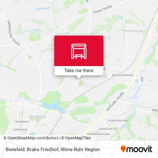 Bielefeld, Brake Friedhof map
