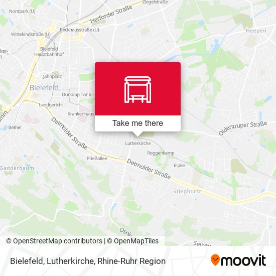 Bielefeld, Lutherkirche map
