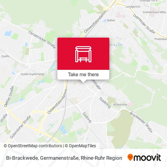 Bi-Brackwede, Germanenstraße map