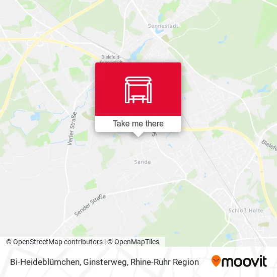 Карта Bi-Heideblümchen, Ginsterweg