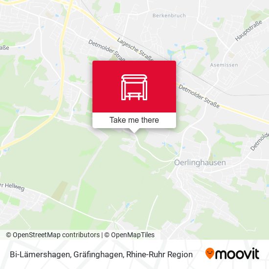 Bi-Lämershagen, Gräfinghagen map