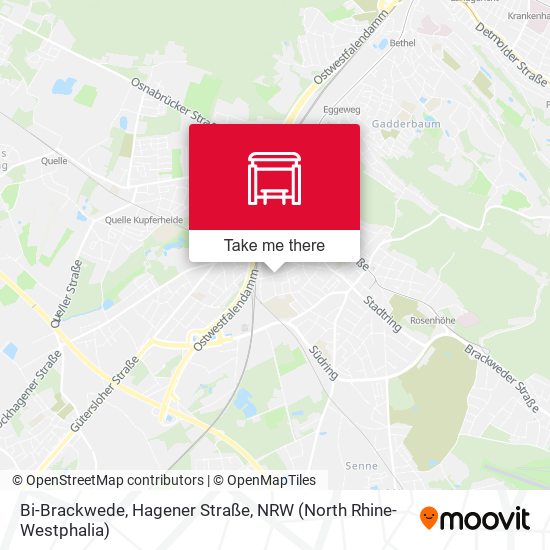 Bi-Brackwede, Hagener Straße map